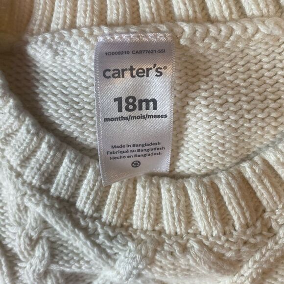 Carters 18M Cable Knit Sweater - Picture 5 of 5
